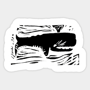 White Whale Sticker